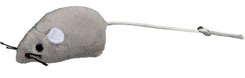 Мышка серая, 5 см, плюш