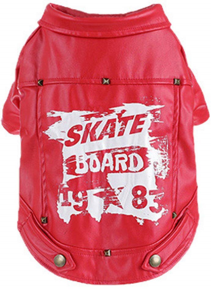 Куртка кожаная для собак "Skate"