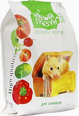 Вака High Quality "Милый грызун" Овощное ассорти для хомяков 200г