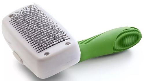 Щетка-пуходерка самоочищающаяся "Премиум" L, 126*180мм (блистер), Triol