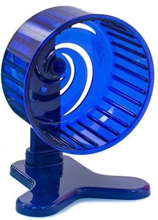 Колесо д/грызунов "ZooM" литое, D90, с подставкой, (полистирол)