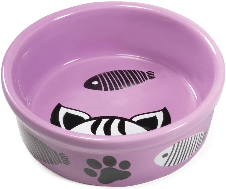 Миска керамическая "Котофей", 0,25л