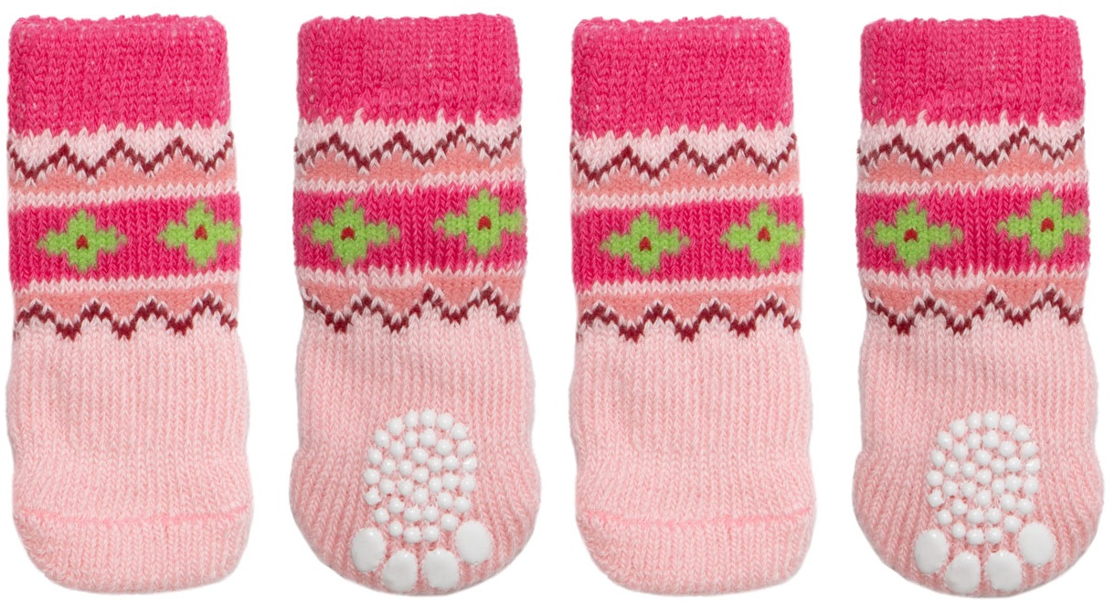 Носки для собак "Цветы"