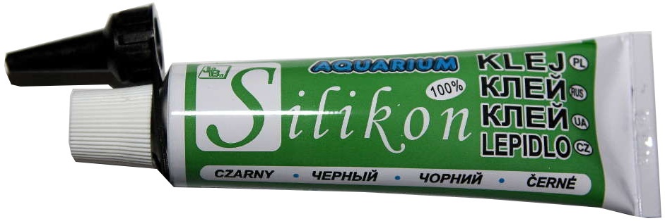 Клей силиконовый.черный 60мл