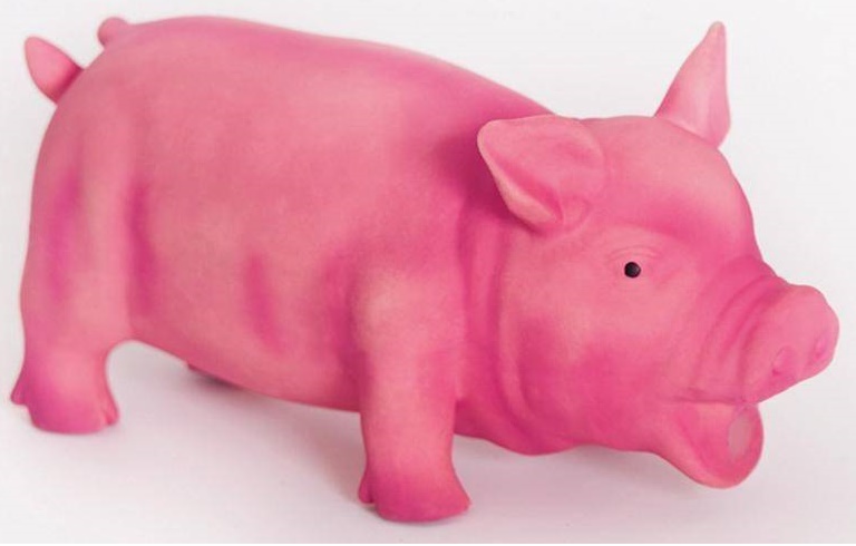 Игрушка для собак "Поросенок" 16см, латекс