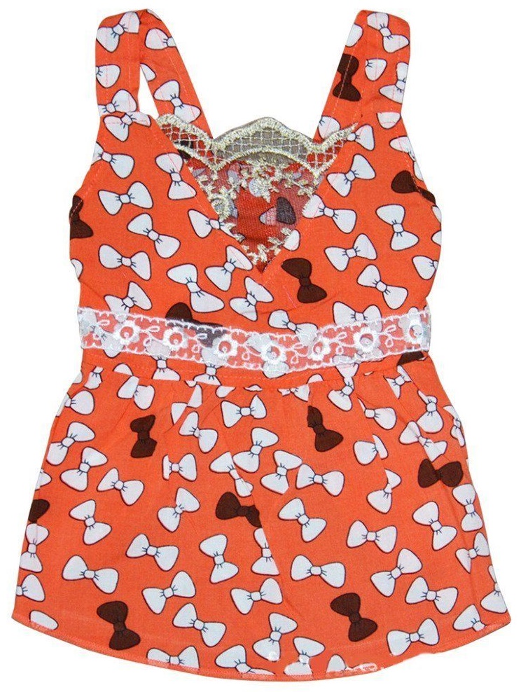 Платье для собак в бантиках