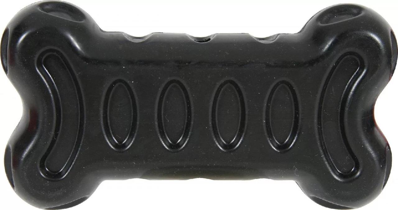 Золюкс Игрушка, серия Бабл, кость, термопластичная резина (черная), 19см