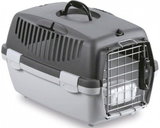 Переноска Gulliver 1 Серая (до 6кг) с металл.дверцей,48*32*31см(97111)(1,3кг)Stefanplast