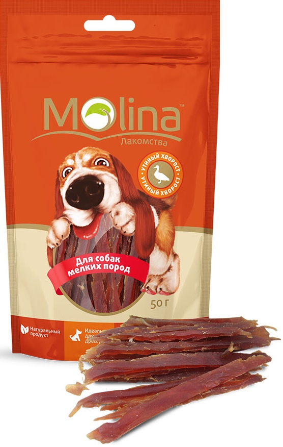 MOLINA Лакомство д/с мелких пород Утиный хворост, 50г