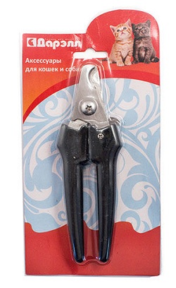 Когтерез-кусачки средние с обрезинеными ручками