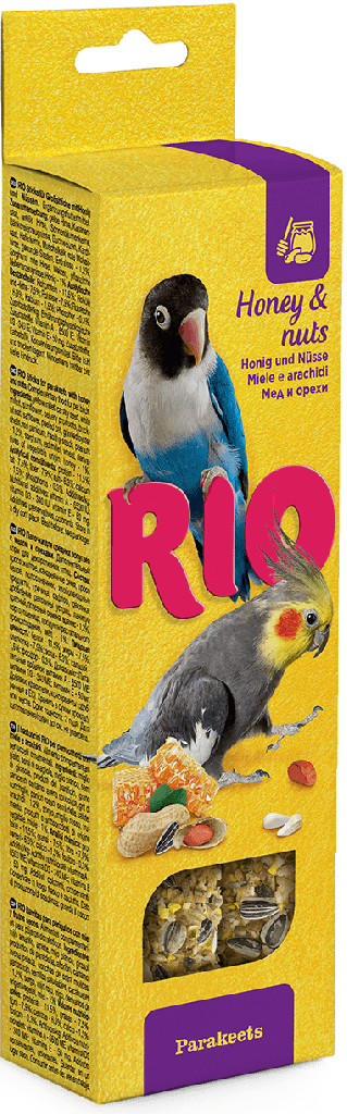 РИО Палочки д/средних попугаев с Медом и орехами 2шт*75г