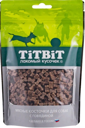 Косточки мясные д/собак с говядиной 145г