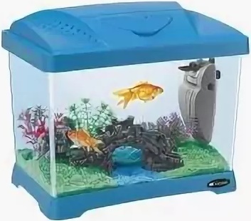 Аквариум CAPRI JUNIOR голубой 21л.