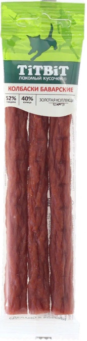 Колбаски Баварские для собак Золотая коллекция 35г