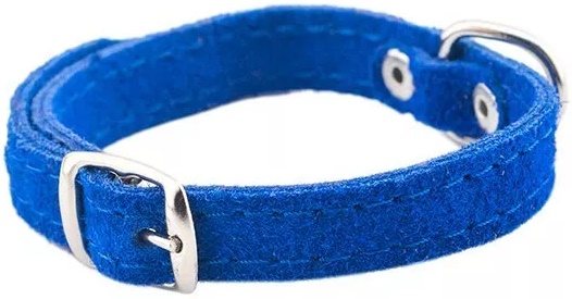 Ошейник Замша 10мм 2 слоя 28-35см