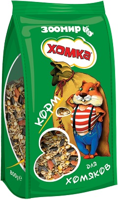 ЗООМИР Хомка корм для хомяков 800г