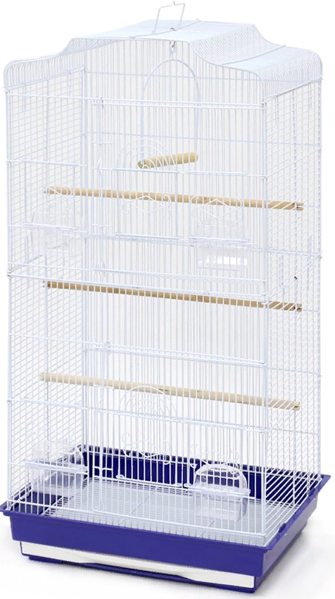 Клетка для птиц укомплектованная, две двери 47*36*92см