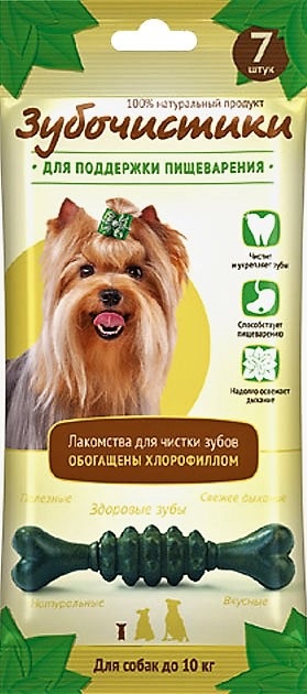 Зубочистики Мятные для собак мелких пород, 7шт 60г