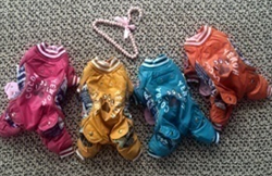 Комбинезон лапка  с карманами, манжет в полоску