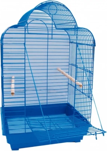 Клетка для птиц, 52*41*71, фигурная, овальная, откидная дверь