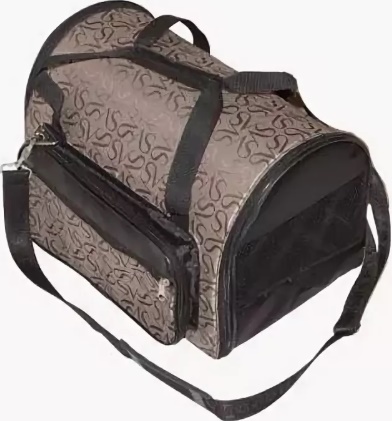 Сумка-переноска "Zoo-M Classic" №2 43*32*28 см (4 кармана,нейлон-Жаккард,расклад.)