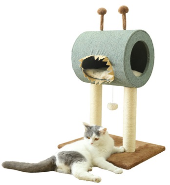 Домик-когтеточка Elite "Жучок" 49*40*H71см