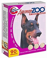 ДОКТОР ЗОО витамины д/с со вкусом Говядины 90таб.