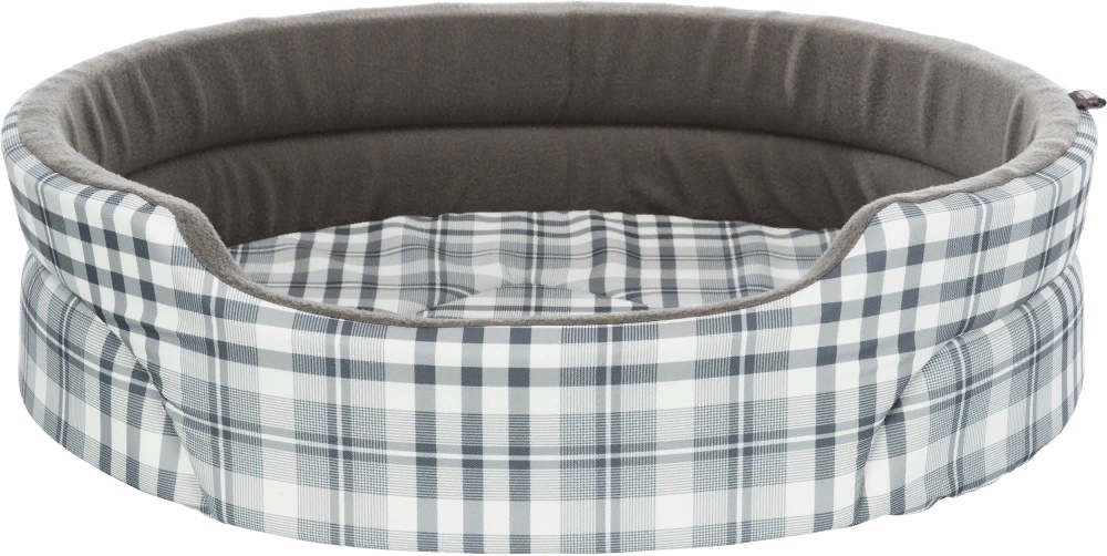 Лежак с бортиком Lucky, клетка, 45х35см