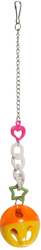 Игрушка для птиц "Звонкий шарик", 200*40мм