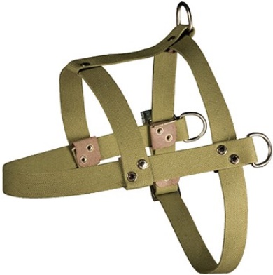 Шлейка брезентовая ездовая ширина 35 мм, обхват шеи от 60 до 100 см