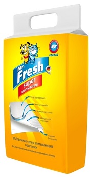 Mr.Fresh Super 90*60 Пеленки повышеной впитываемости 6шт.