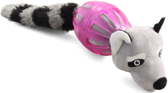 Игрушка для собак мягкая "Енот в броне", 350мм