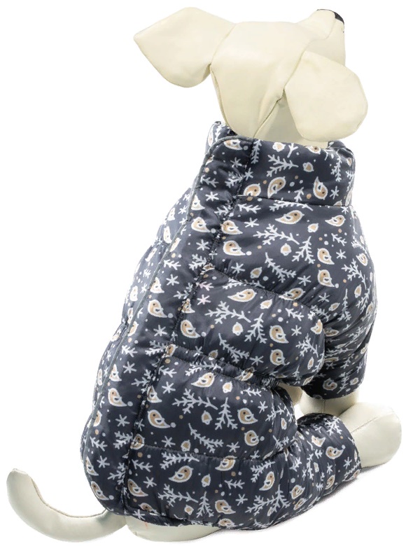 Комбинезон зимний с молнией на спине "Абстракция" XS, размер 20см