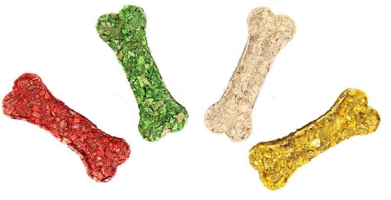 Косточка жевательная DENTAL прессованная микс, 7,5см