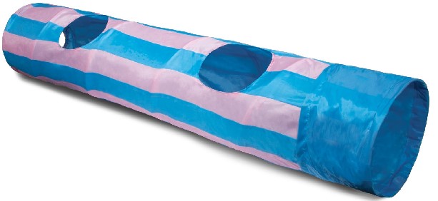 Игровой туннель для кошек "Восторг" M, шуршащий, d25*130cм