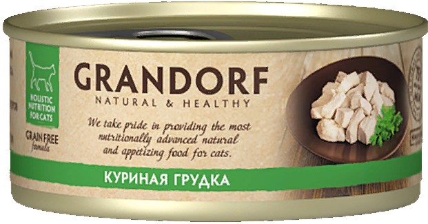 Грандорф конс. д/кошек Куриная грудка 70г