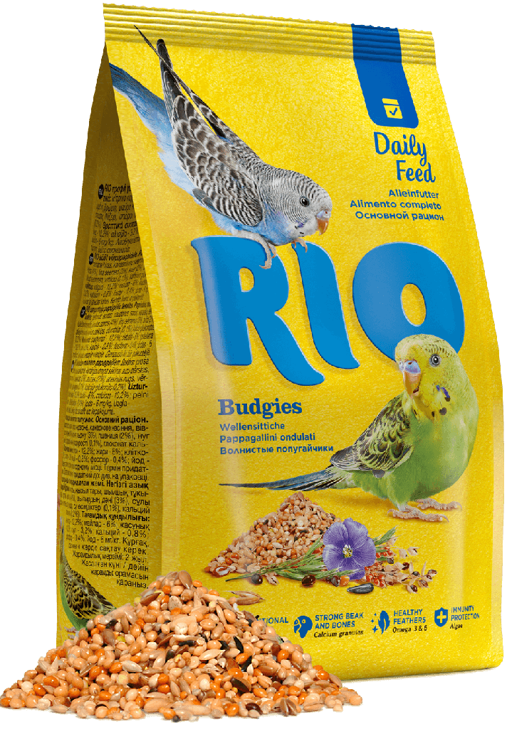 РИО Корм для волнистых попугайчиков, 1кг