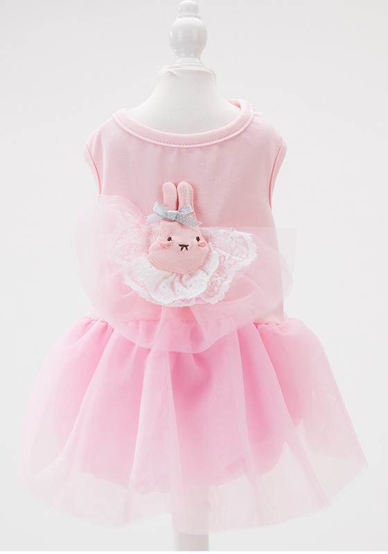 Платье для собак с зайчиком