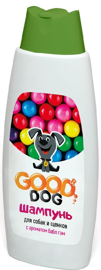 Шампунь для СОБАК и ЩЕНКОВ с ароматом BUBBLE GUM, 250мл GOOD DOG