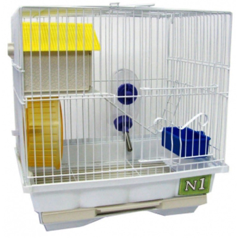 Клетка для грызунов, 2 этажная, укомплектованная 30*23*31см