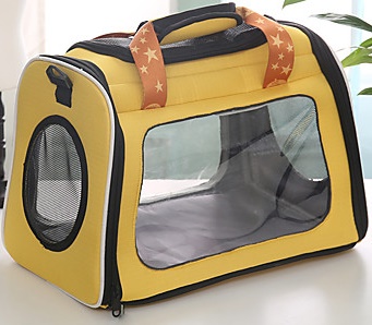 Сумка переноска для животных прозрачная 42*26*30см