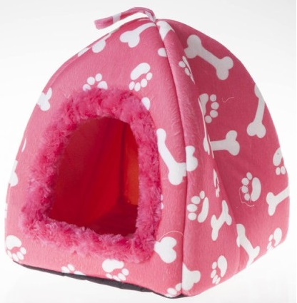 Лежанка домик "Лапки/косточки"