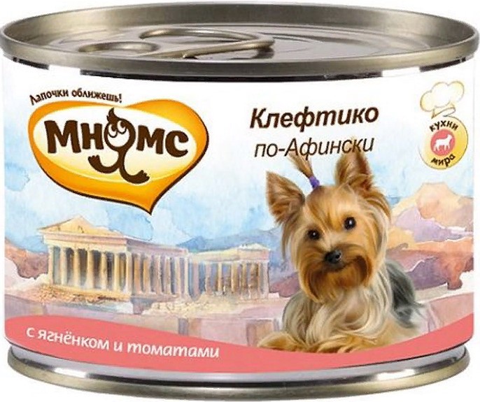 Мнямс конс д/с Клефтико по-Афински (ягненок с томатами) 200г