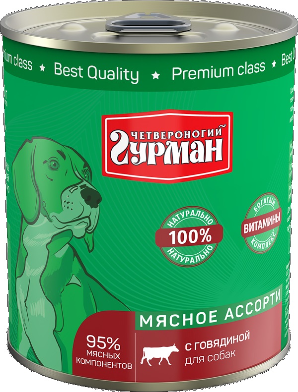 ЧГ Мясное ассорти для собак с Говядиной 340г