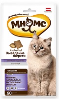 Мнямс подушечки д/кошек Выведение шерсти 60г