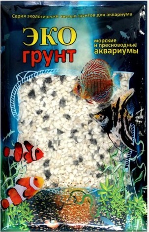 Цветная мраморная крошка 2-5 мм ЧЁРНО-БЕЛАЯ (блестящая) №1 1кг	