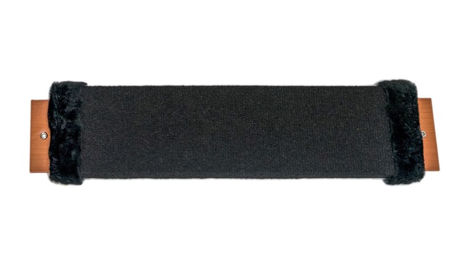 Когтеточка МИНИ черный ковролин с пропиткой, 57*12*2см