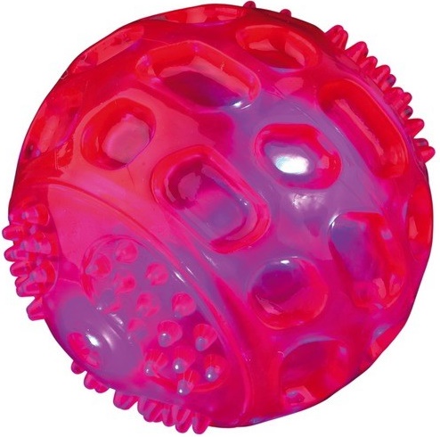Игрушка Мяч светящийся, силикон, цвет в ассортим 6,5см