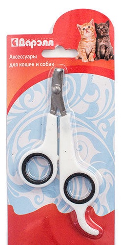 Ножницы-когтерезы с упором и резиновым кольцом