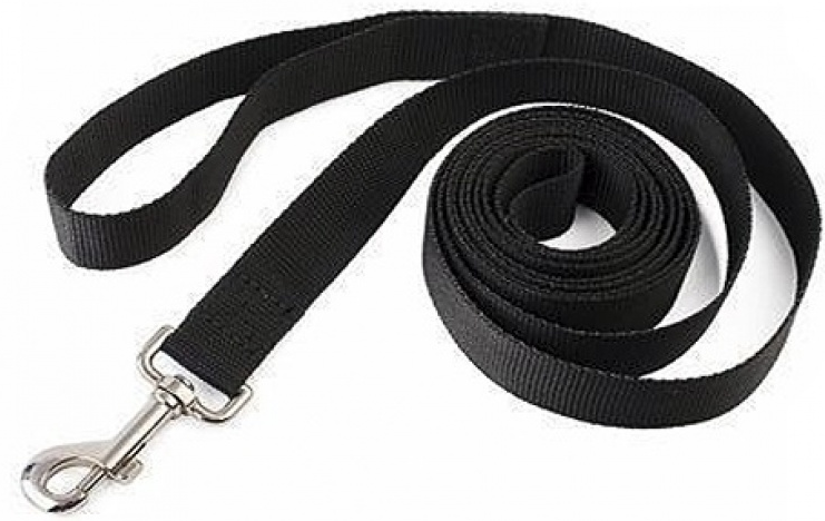 Поводок капроновый черный 5m*2.5cm